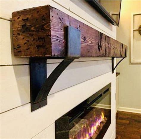 black metal mantel brackets|hidden fireplace mantel brackets.